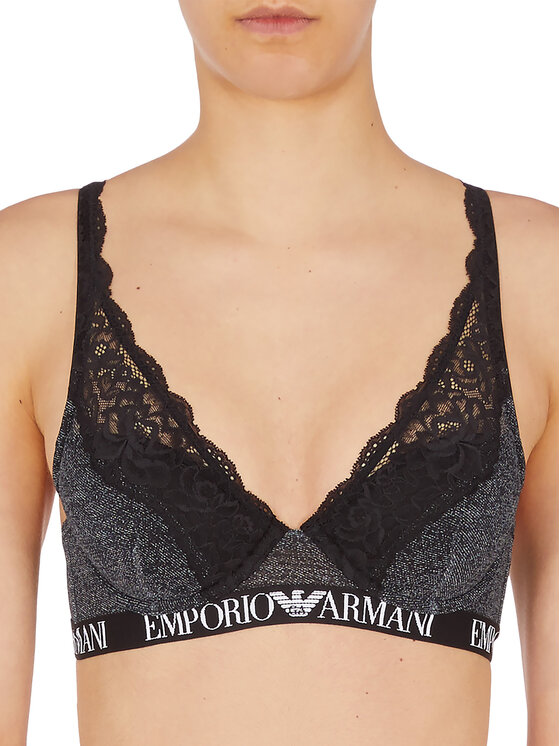 Emporio Armani Underwear Emporio Armani Underwear Podprsenka Bralette 1644192R208 Sivá