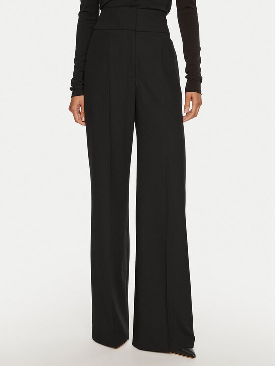 Hugo Pantaloni di tessuto Himia 50523013 Nero Regular Fit, taglia : 36