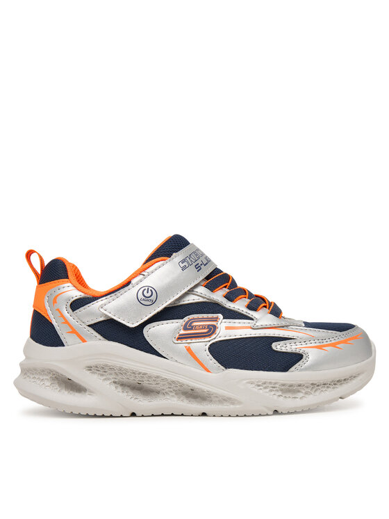 Skechers Sneakers Meteor-Lights - Glow-Strider 401497L/SLOR Argintiu