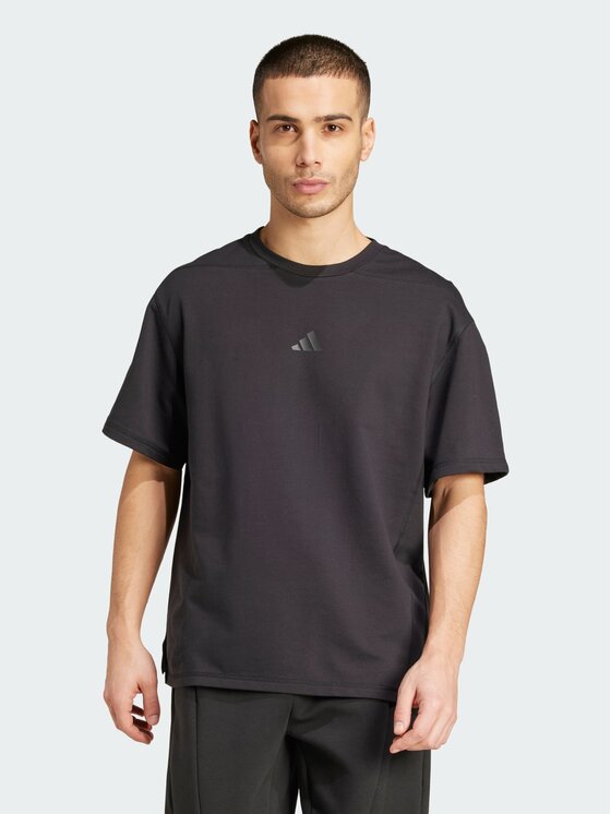 adidas adidas Koszulka techniczna D4T X Tee Czarny Loose Fit
