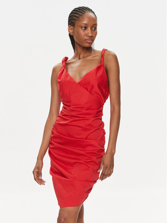 PINKO Pinko Rochie cocktail Afrodite 103080 A1KH Roșu Slim Fit