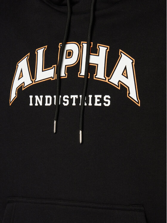 Alpha Industries Alpha Industries Mikina College 146331 Čierna Regular Fit