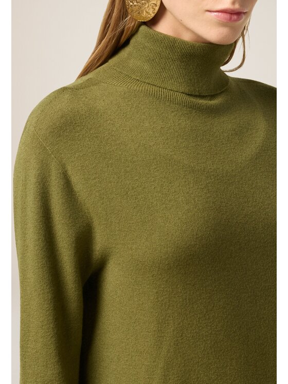 Oltre Oltre Maglione M048E002034N035 Verde Regular Fit