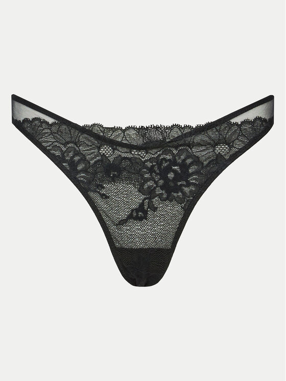 Calvin Klein Underwear Calvin Klein Underwear Στρίνγκ 000QF7753E Μαύρο