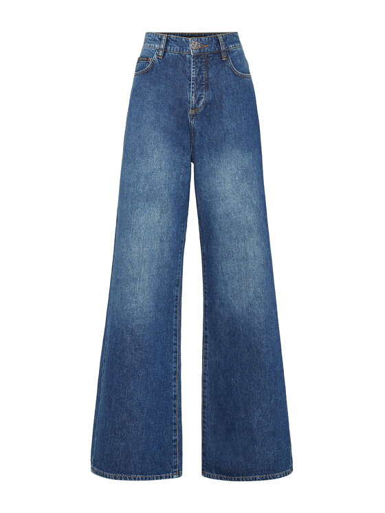 PHILIPP PLEIN PHILIPP PLEIN Jeansy 21131 Niebieski jasny Skater Fit