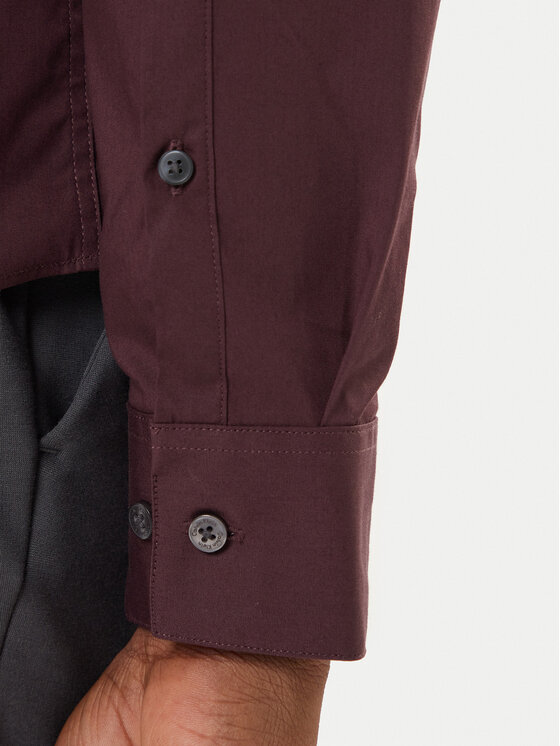 Calvin Klein Calvin Klein Košulja Essentials LV019EU037 Tamnocrvena Slim Fit