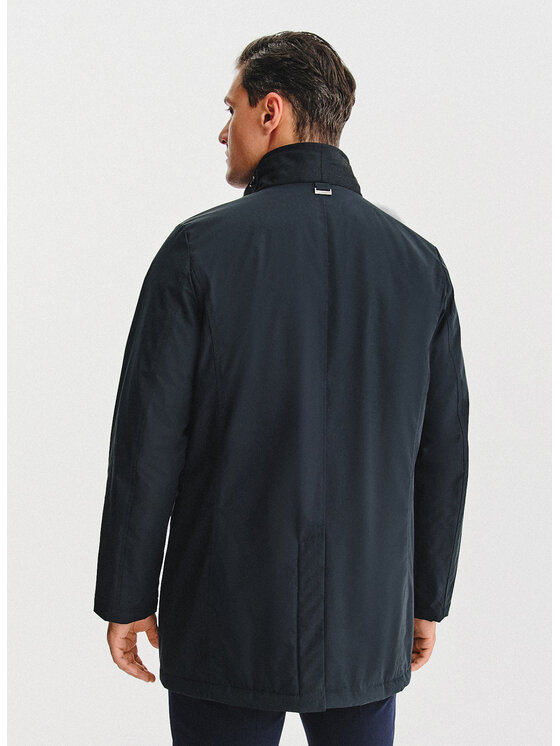 Pako Lorente Pako Lorente Płaszcz P25WF-7X-005 Granatowy Classic Fit