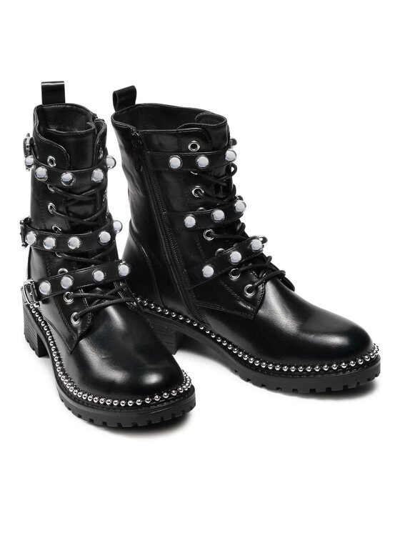 DeeZee DeeZee Schnürstiefeletten WS110113-01 Schwarz