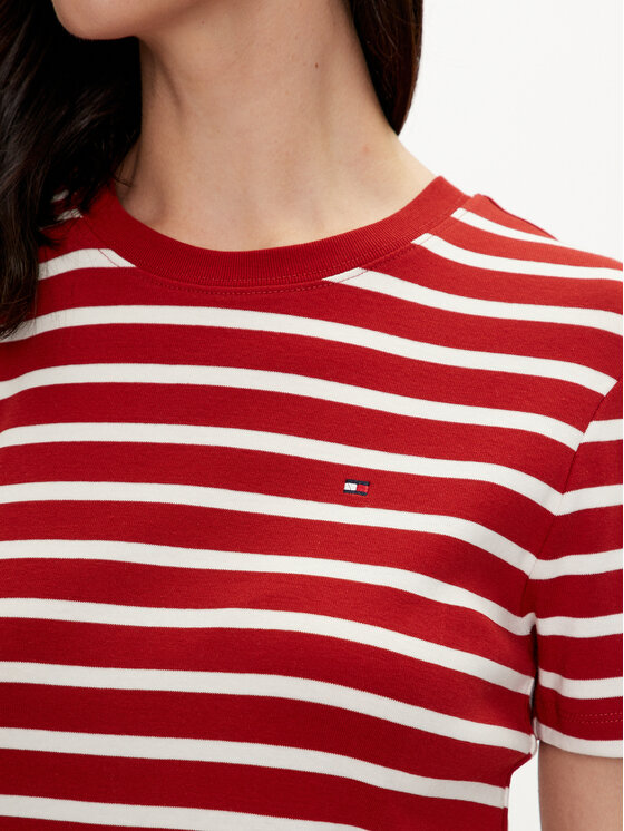 Tommy Hilfiger Tommy Hilfiger Majica New Cody WW0WW40587 Rdeča Slim Fit