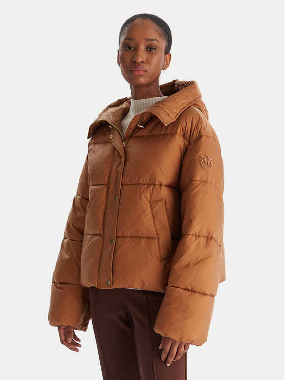 PINKO Kurtka zimowa Imparso Imbottito 105656 A2TF Beżowy Regular Fit