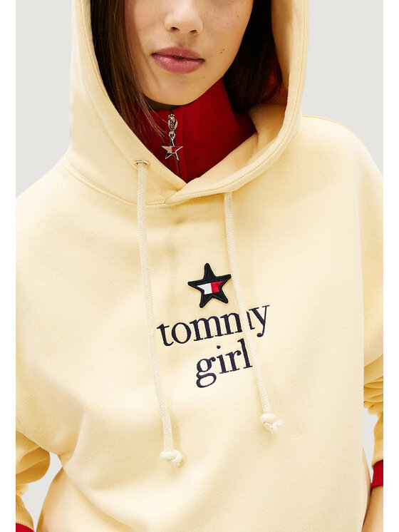 Tommy Jeans Tommy Jeans Felpa DN0DN00099 Bianco Casual Fit