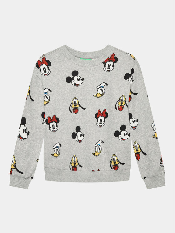 United Colors Of Benetton United Colors Of Benetton Sweatshirt 3E4ZC10G1 Grau Regular Fit
