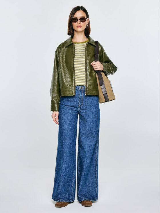 BIG STAR BIG STAR T-Shirt ZENAISA Zielony Basic Fit