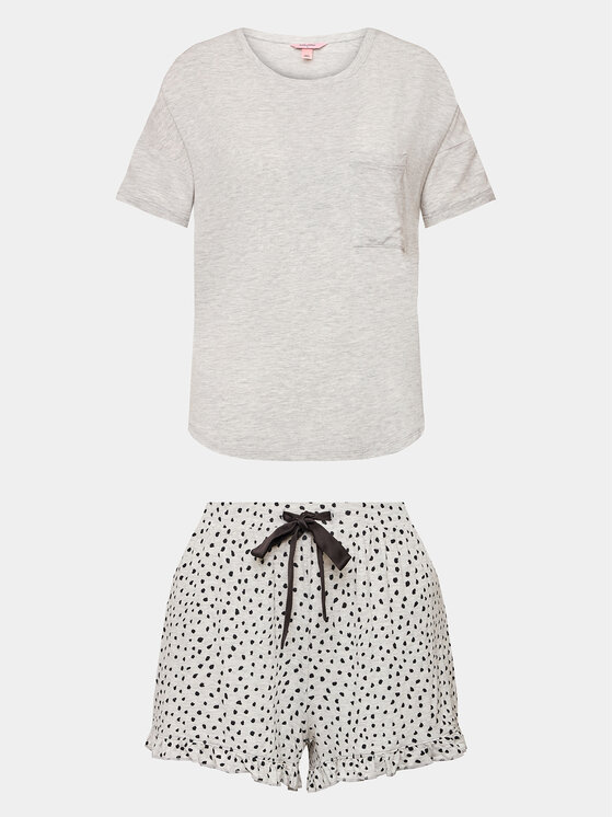 Hunkemöller Hunkemöller Pyjama 203183 Grau Comfortable Fit