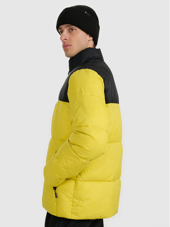 4F 4F Kurtka puchowa APRES SKI Zielony jasny Regular Fit