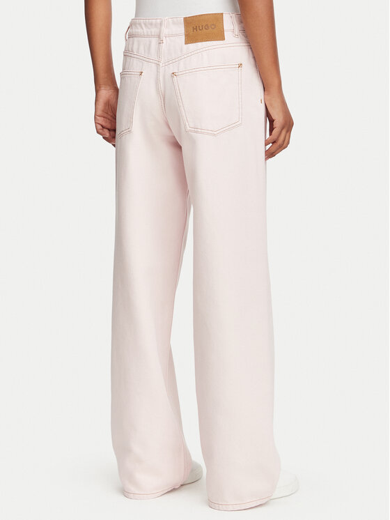 HUGO HUGO Дънки Gamala 50566764 Светлорозов Relaxed Fit