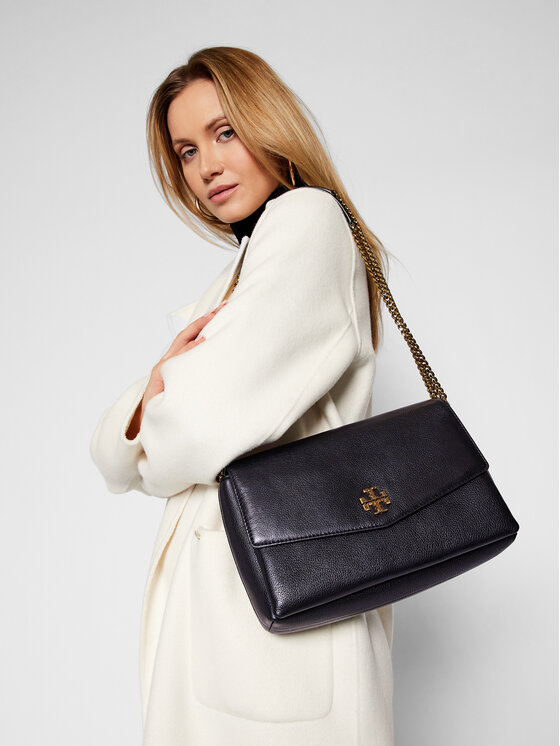 Tory Burch Torebka Kira Pebbled Convertible Shoulder 73576 Czarny Modivo.pl