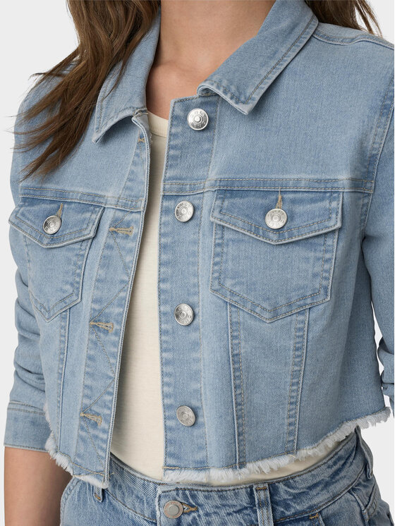 ONLY ONLY Jeansová bunda Wonder 15256098 Modrá Regular Fit
