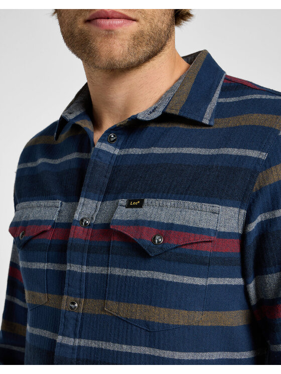 Lee Lee Koszula WESTERN SHIRT Kolorowy Regular Fit