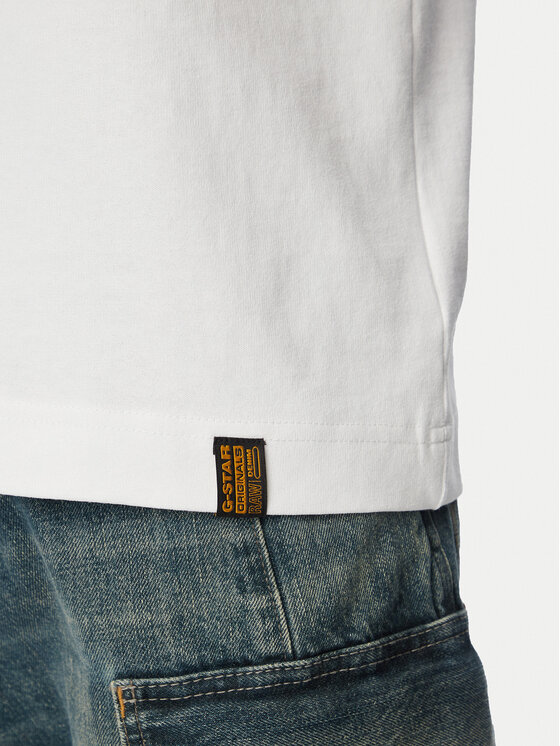 G-Star Raw G-Star Raw T-särk Gs-01 D29113-D709 Valge Regular Fit