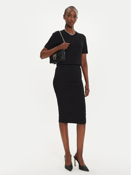 PINKO Pinko Palaidinė Maglia 103976 A21T Juoda Regular Fit