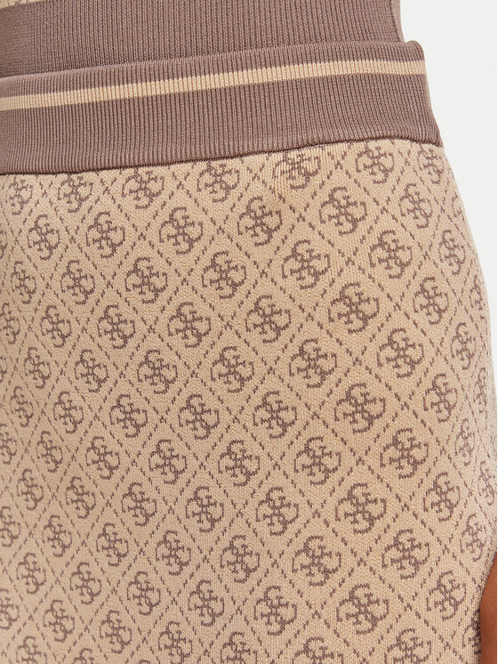 Guess Guess Spódnica ołówkowa W6YD19 Z0961 Beżowy Slim Fit
