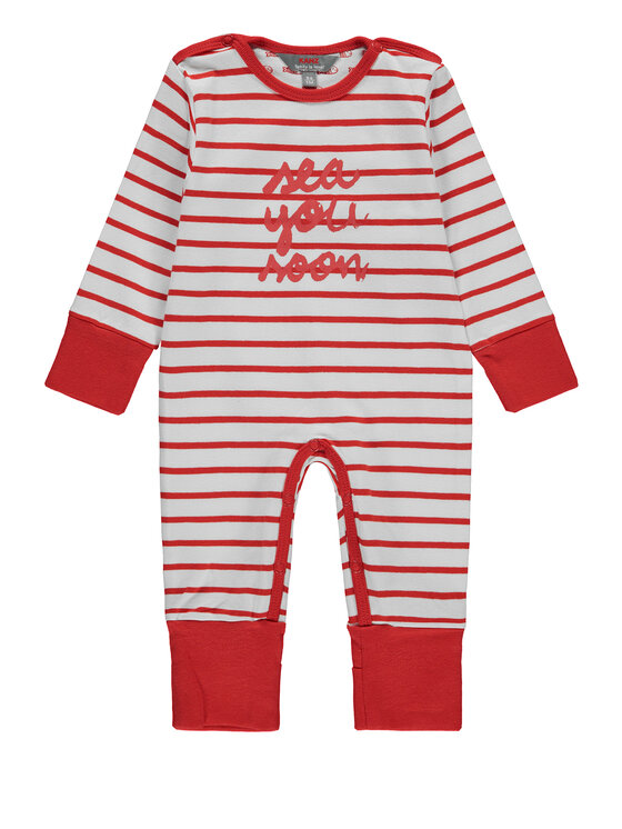 Kanz Kanz Komplet body i śpiochy 1912858-2550 Czerwony Basic Fit