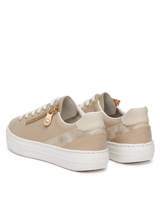 Rieker Rieker Sneakersy L5900-62 Beżowy