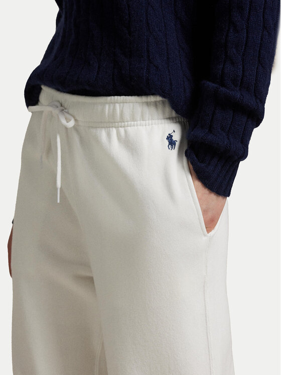 Polo Ralph Lauren Polo Ralph Lauren Sportinės kelnės 211977959003 Balta Wide Leg