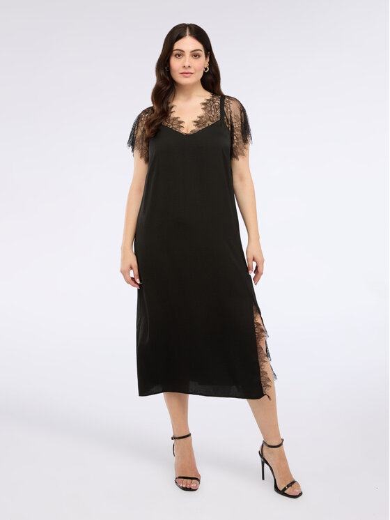 Fiorella Rubino Fiorella Rubino Sukienka wieczorowa 7039T001684N033 Czarny A-Line Fit