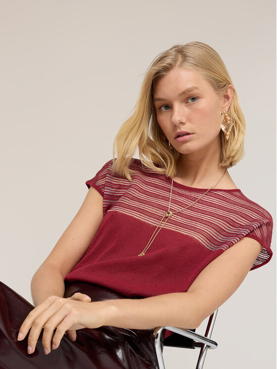Motivi Motivi Maglione M303W004018N036 Bordeaux Over Fit