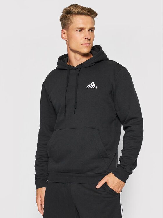 adidas adidas Džemperis Essentials Fleece GV5294 Juoda Regular Fit