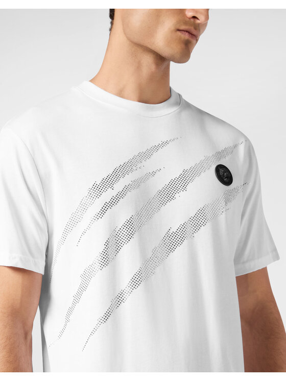 Plein Sport Plein Sport T-Shirt 23223 Biały Regular Fit