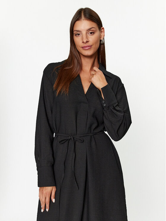 Vero Moda Vero Moda Vsakodnevna obleka Chris 10292485 Črna Regular Fit