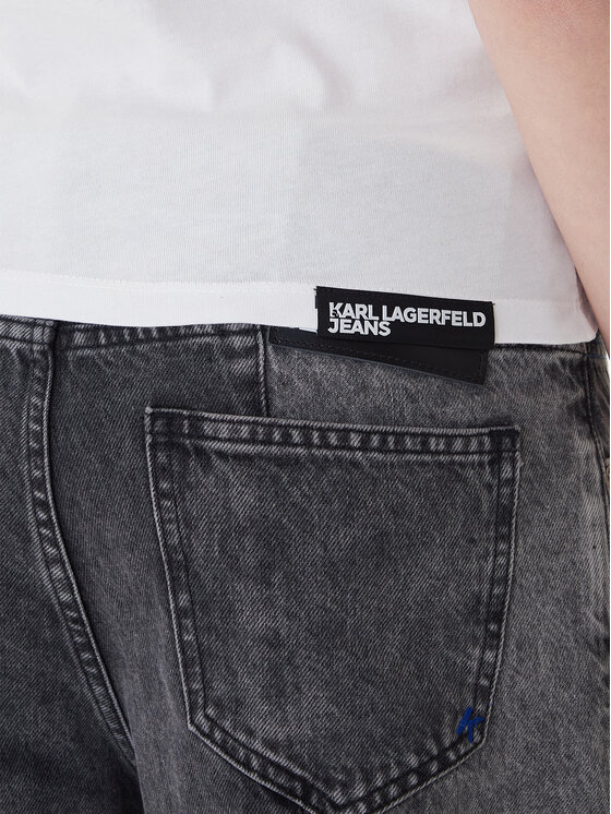 Karl Lagerfeld Jeans Karl Lagerfeld Jeans T-Shirt A1W17004 Biały Slim Fit