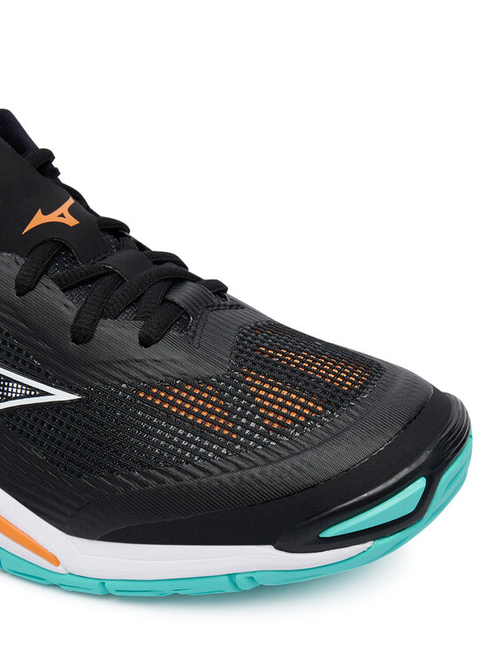 Mizuno Mizuno Batai uždaroms aikštelėms Wave Stealth 6 X1GA2430 Juoda