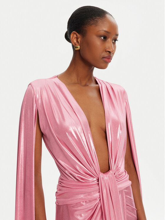 Babylon Babylon Sukienka wieczorowa MF0223 Różowy Regular Fit