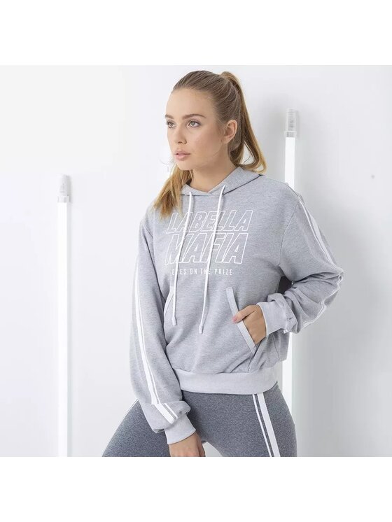 Bluza LaBellaMafia, Rozmiar S, Szary, BLOUSE HEATHER GREY