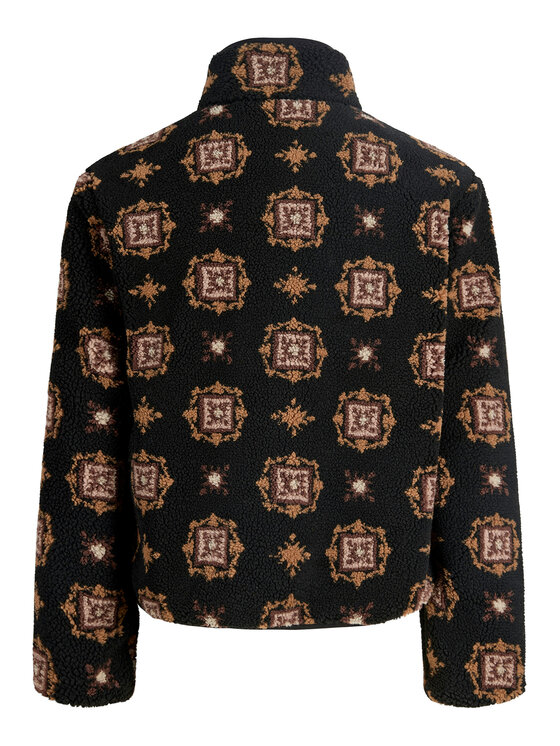 Jack & Jones Jack & Jones Fleecová mikina Norrebro 12291531 Čierna Regular Fit