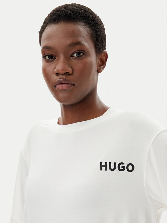HUGO HUGO T-krekls Unite 50490707 Balts Relaxed Fit