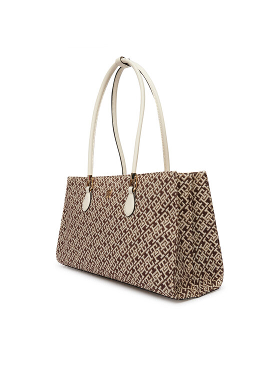 Tommy Hilfiger Tommy Hilfiger Rankinė Th Grace Satchel Jacquard AW0AW18754 Ruda
