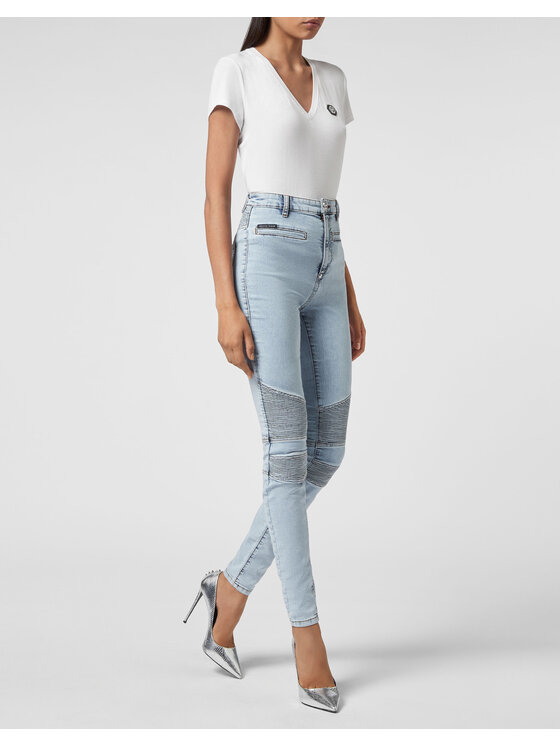 PHILIPP PLEIN PHILIPP PLEIN Jeansy 1361 Světle modrá
