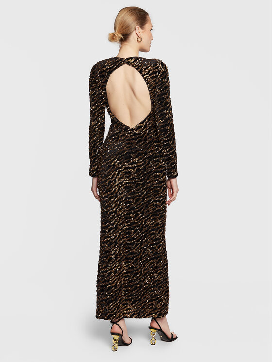 Guess Guess Abendkleid W3RK82 KBJD0 Schwarz Slim Fit