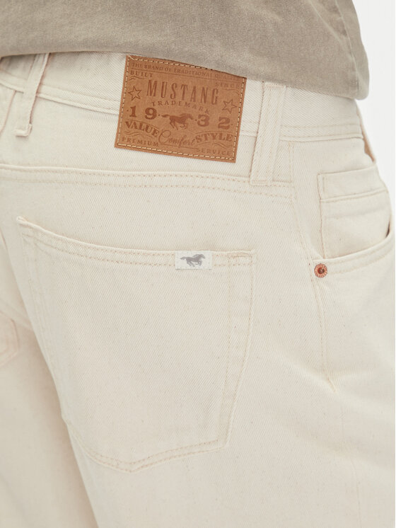 Mustang Mustang Blugi Denver 1016435 Écru Tapered Fit