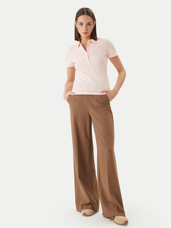 Gant Gant Polo 4201535 Różowy Slim Fit
