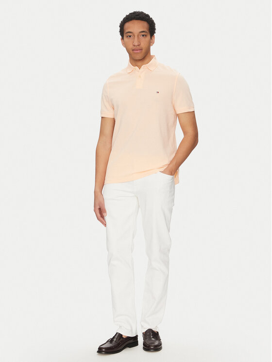 Tommy Hilfiger Tommy Hilfiger Polokošeľa 1985 MW0MW17770 Koralová Regular Fit