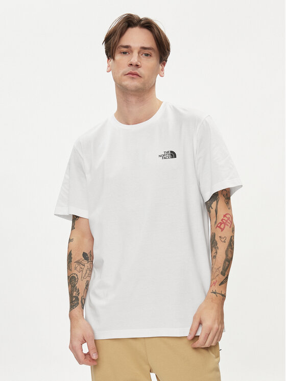 The North Face The North Face T-Shirt Simple Dome NF0A87NG Bílá Regular Fit