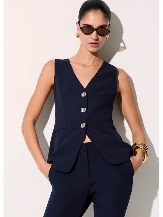 Liu Jo Liu Jo Gilet CA6222T2200P958B Azzurro chiaro Regular Fit