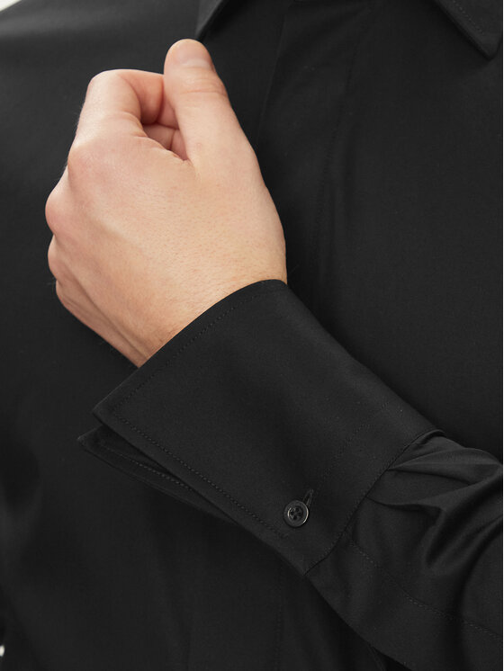 KARL LAGERFELD KARL LAGERFELD Srajca 605008 Črna Slim Fit