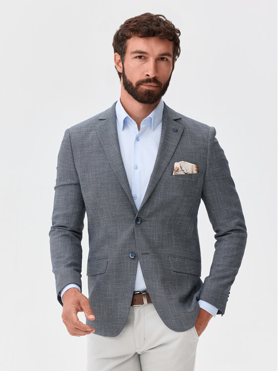 Evenemen Evenemen Marynarka Coco 0305 Niebieski Slim Fit